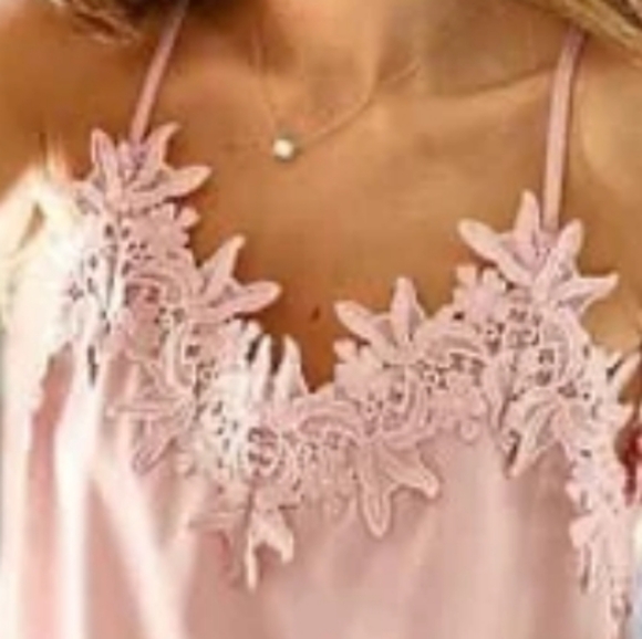 Macaron- Take My Hand Cami - (Blush) 1XL - Picture 2 of 3